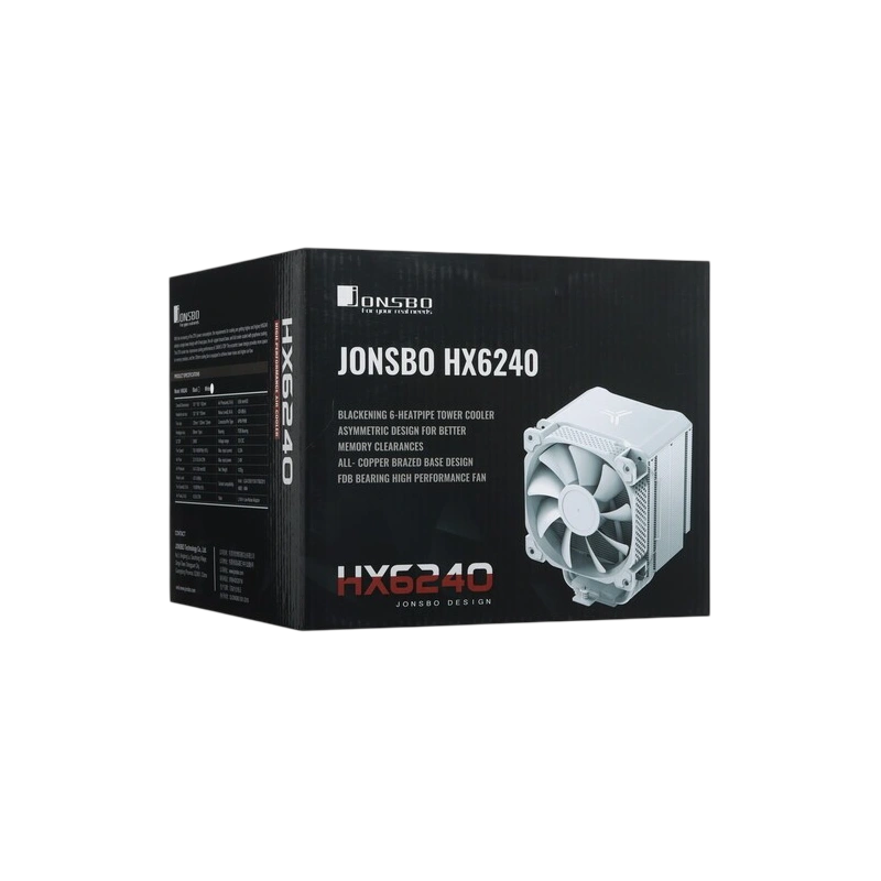 Кулер для процессора JONSBO HX6240 White