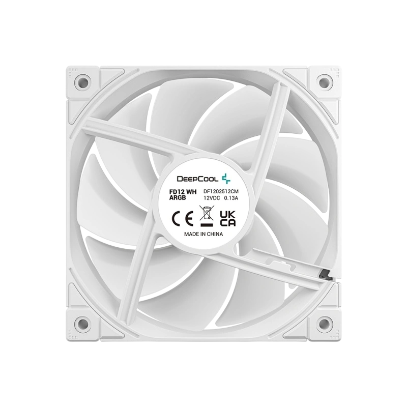 Вентилятор для корпуса Deepcool FD12 ARGB WH ARGB White BOX
