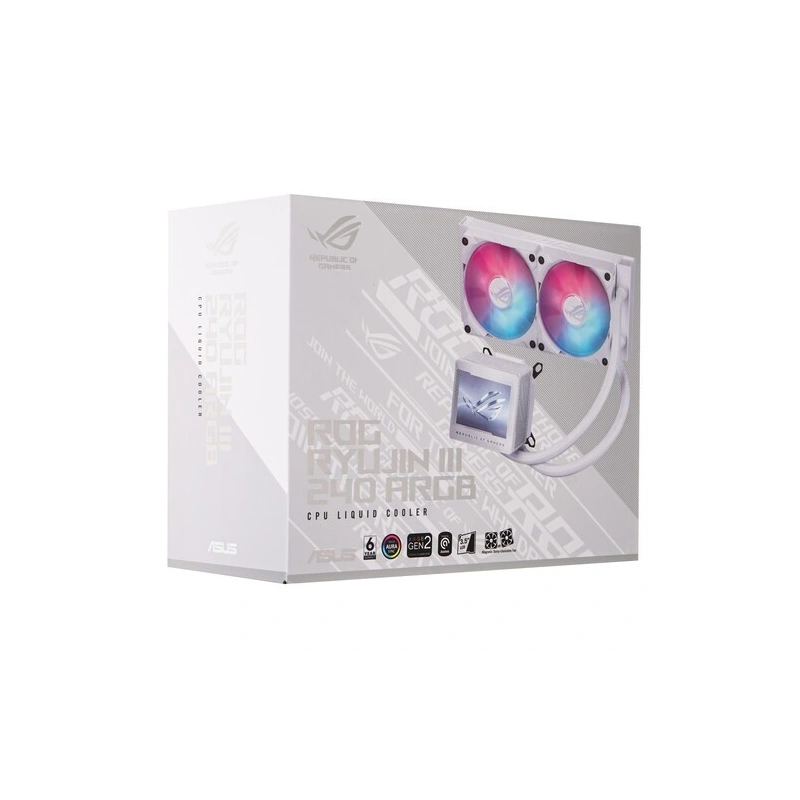 Система жидкостного охлаждения для процессора ASUS ROG RYUJIN III 240 ARGB White (90RC00K2-M0UAY0)