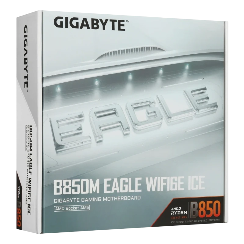 Материнская плата Gigabyte B850M EAGLE WIFI6E ICE антенна Wi-Fi, документация