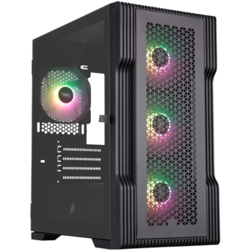 Компьютерный корпус 1STPLAYER TRILOBITE T3 ARGB Black (T3-BK-4F7)