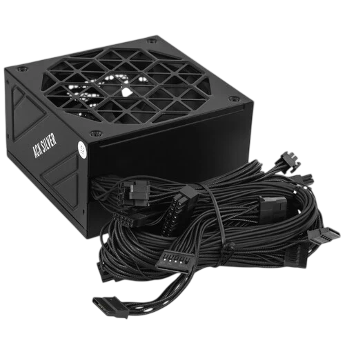 Блок питания 1STPLAYER 850W ACK SILVER Black (HA-850BA7-BK) 16 Pin (PCIe 5.0 Connector Cable Details) документация, комплект крепежа