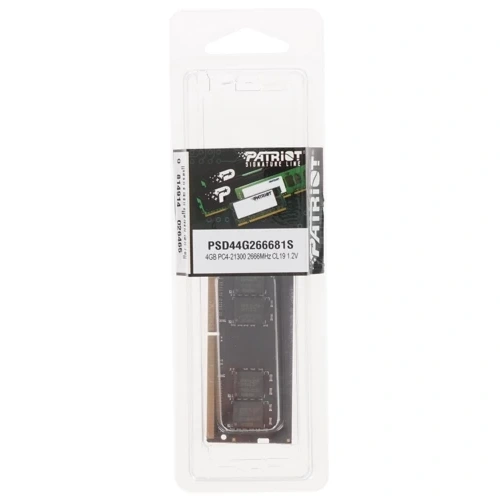 Оперативная память 4 Gb 2666 MHz PATRIOT SL (PSD44G266681S)