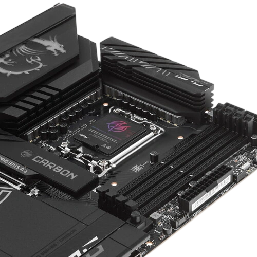 Материнская плата MSI MPG Z890 CARBON WIFI EZ M.2 Clip 2 Remover, антенна Wi-Fi, документация, крепеж для разъема M.2, разветвитель ARGB, удлинитель для ARGB, флешка с ПОещё