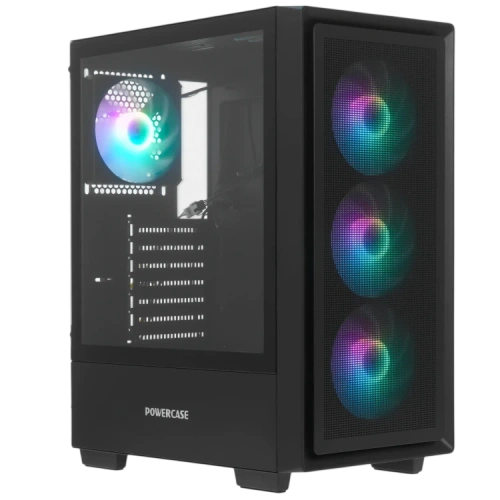 Компьютерный корпус Powercase Mistral AY4B ARGB TG Black (CMAYB-A4)