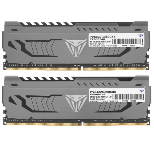 Оперативная память 32 Gb 3600 MHz PATRIOT VIPER STEEL (PVS432G360C8K)