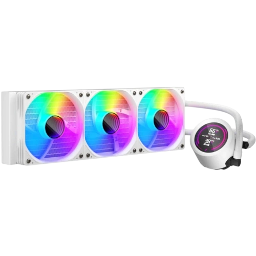 Система жидкостного охлаждения для процессора 1STPLAYER TS4 360 White (TS4-360-WH)