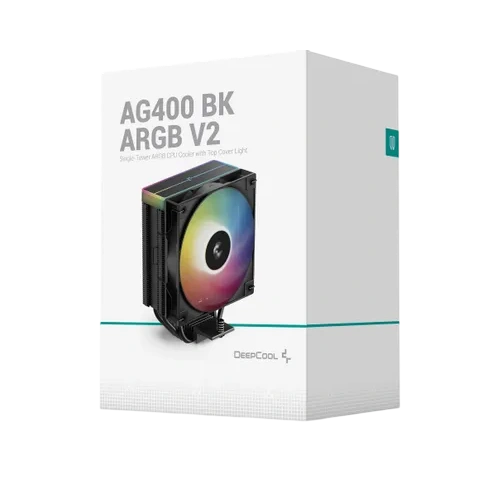 Кулер для процессора Deepcool AG400 BK ARGB V2 Black