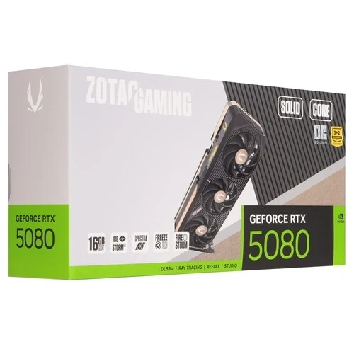 Видеокарта ZOTAC (ZT-B50800J2-10P) GeForce RTX 5080 16GB SOLID CORE OC