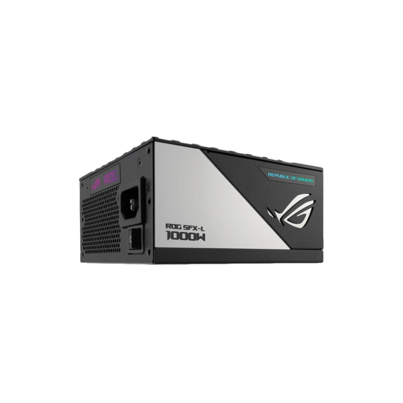 Блок питания ASUS 1000W ROG-LOKI-1000P-SFX-LGAMING (90YE00N1-B0NA00) адаптер SFX-ATX, документация, кабель синхронизации RGB-подсветки, комплект кабелей