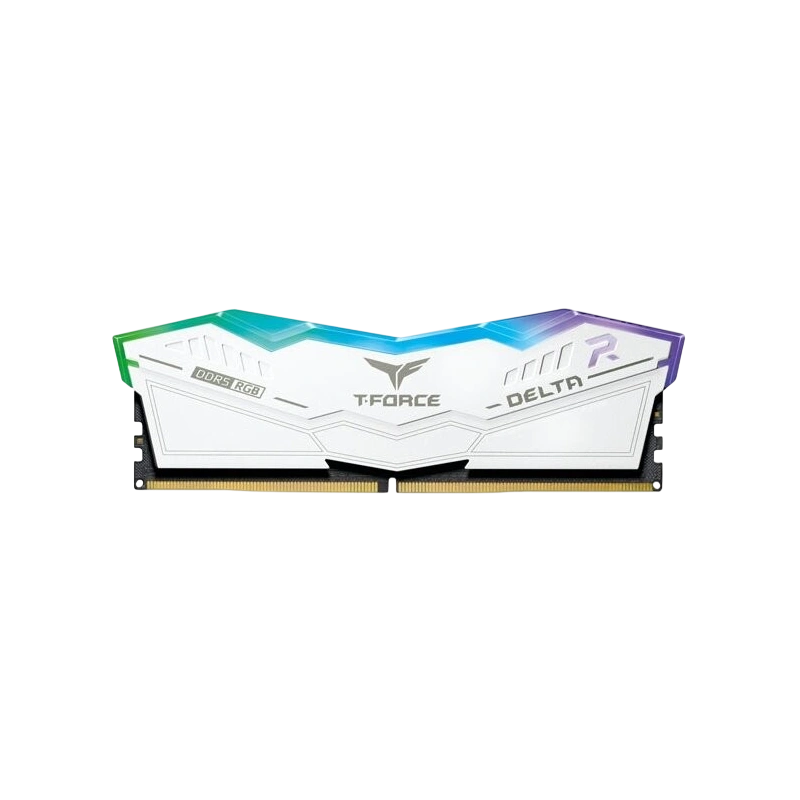 Оперативная память 32 Gb 6000 MHz Team Group T-FORCE DELTA RGB White (FF4D532G6000HC38ADC01)