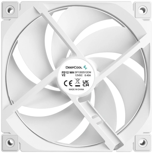 Вентилятор для корпуса Deepcool FD12 WH V2 White