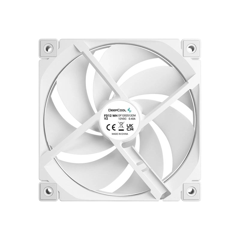 Вентилятор для корпуса Deepcool FD12 WH V2 White
