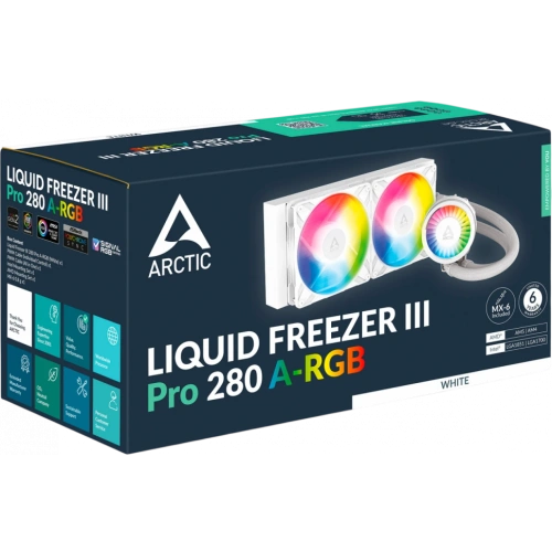 Система жидкостного охлаждения для процессора Arctic Cooling Liquid Freezer III Pro 280 A-RGB White (ACFRE00187A)