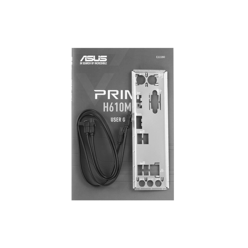 Материнская плата ASUS PRIME H610M-R-SI (90MB1GL0-M0ECY0) 2 x кабель SATA, документация, задняя планка