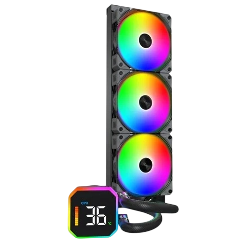Система жидкостного охлаждения для процессора Montech HYPERFLOW DIGITAL 360 (B) Black