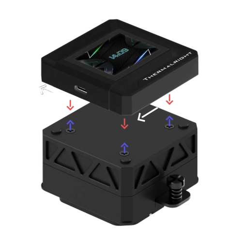 Система жидкостного охлаждения для процессора Thermalright Frozen Warframe SE 360 ARGB Black V2 (TRFWSE360ABV2)