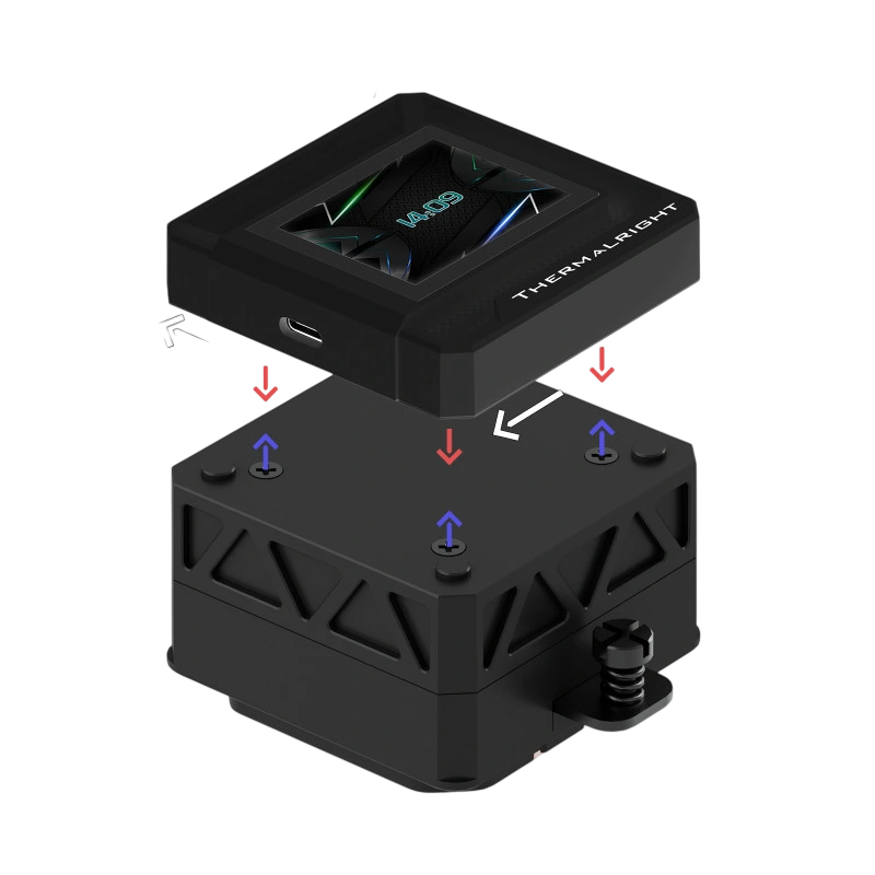 Система жидкостного охлаждения для процессора Thermalright Frozen Warframe SE 360 ARGB Black V2 (TRFWSE360ABV2)