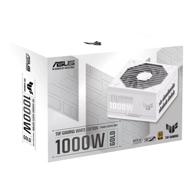 Блок питания ASUS 1000W TUF-GAMING-1000G-WHITE (90YE00S5-B0NA00)