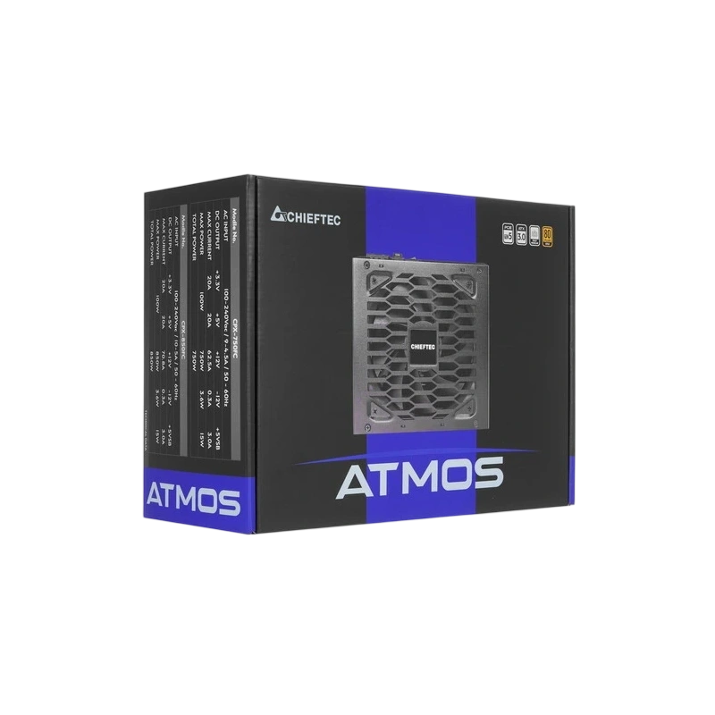 Блок питания Chieftec 750W Atmos Black (CPX-750FC) 16 Pin (PCIe 5.0 Connector Cable Details)