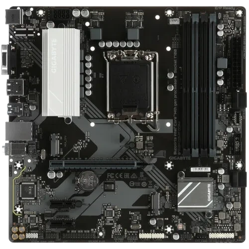 Материнская плата Gigabyte B760M D3HP DDR4 документация, задняя планка