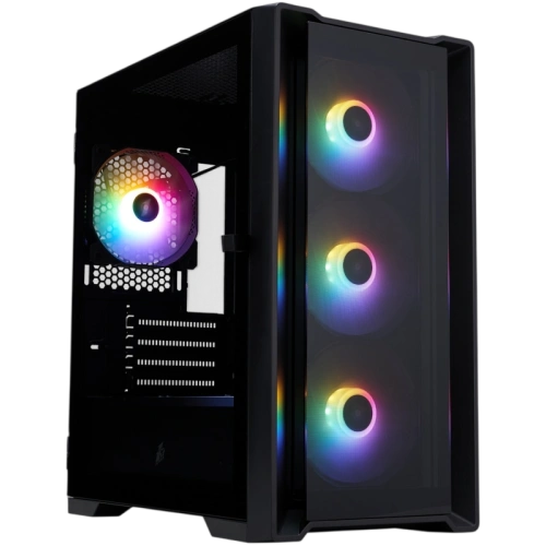 Компьютерный корпус 1STPLAYER TRILOBITE T4-G GLASS FRGB Black (T4-G-BK-4F1)