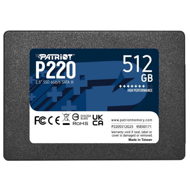 Твердотельный накопитель Patriot 512 Gb P220 (P220S512G25)
