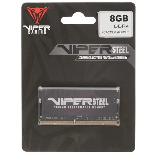 Оперативная память 8 Gb 2666 MHz PATRIOT VIPER STEEL (PVS48G266C8S)