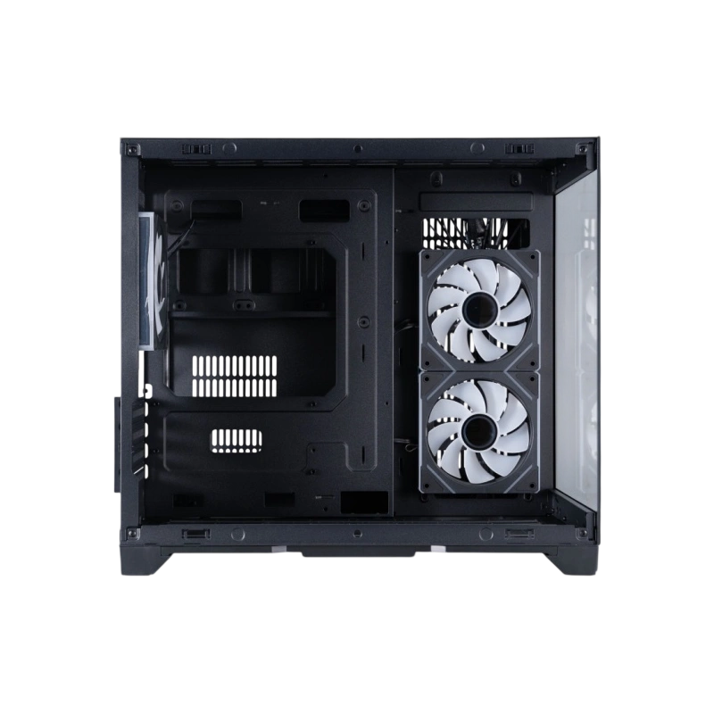Компьютерный корпус 1STPLAYER MEGAVIEW MV6-TP ARGB Black (MV6-TP-BK-2FC7R-1FC7)
