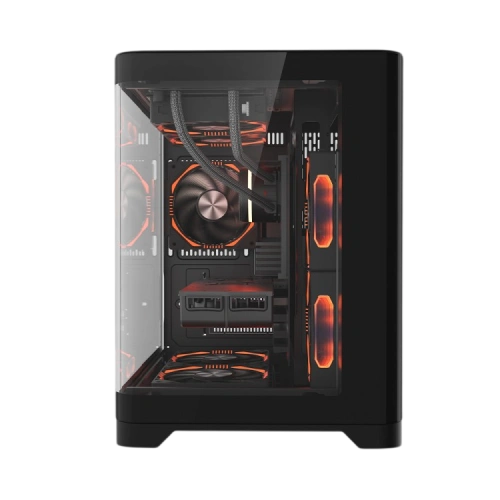 Компьютерный корпус 1STPLAYER UVIEW UV5 Black (UV5-BK)