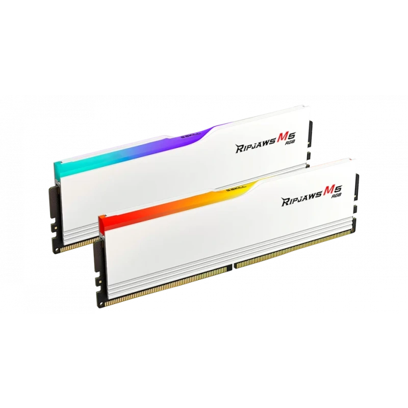 Оперативная память 64 Gb 6000 MHz G.Skill RIPJAWS M5 RGB White (F5-6000J3040G32GX2-RM5RW)