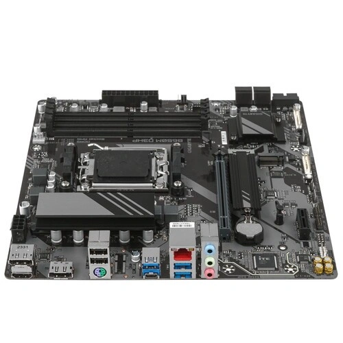 Материнская плата Gigabyte B650M D3HP документация, задняя планка, кабель SATA