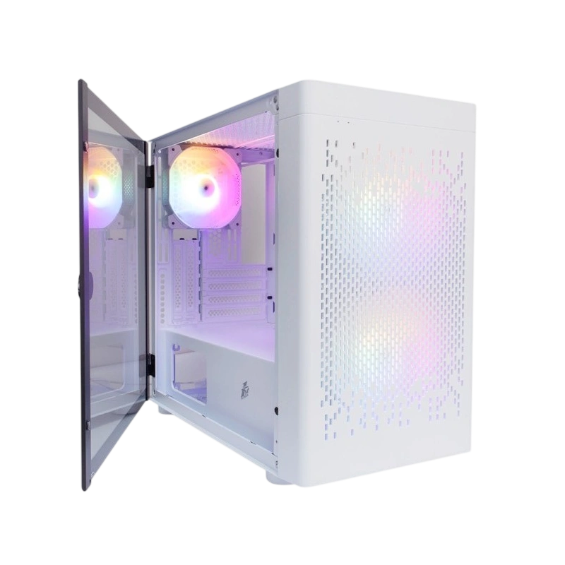 Компьютерный корпус 1STPLAYER DK D3-B LED White (D3-B-WH-2F1P-W-1F1-W) документация, набор крепежа