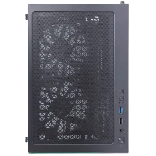 Компьютерный корпус 1STPLAYER MIKU Mi2 LED Black (FP_Mi2-BK-3F1)