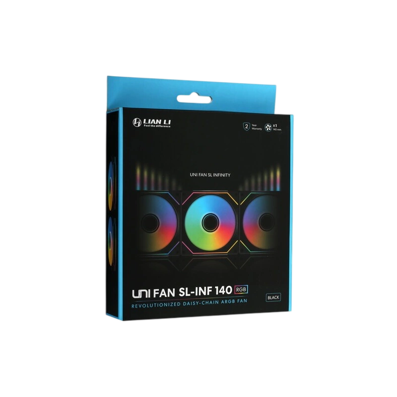 Вентилятор для корпуса Lian Li UNI FAN SL-INF 140 ARGB Black G99.14SLIN1B.R0 PWM