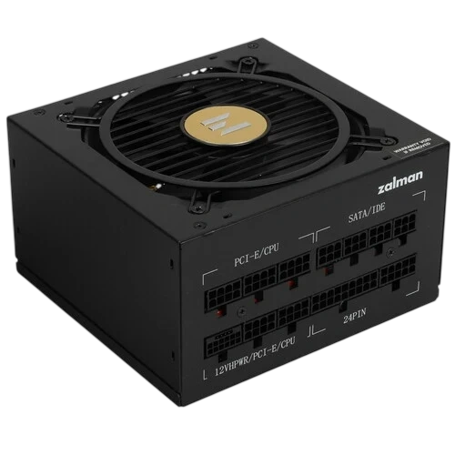 Блок питания Zalman 750W (ZM750-TMX2) 16 Pin (PCIe 5.0 Connector Cable Details) документация, комплект кабелей