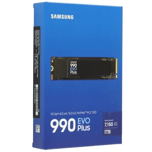 Твердотельный накопитель Samsung 1000 Gb 990 EVO PLUS (MZ-V9S1T0B/AM)