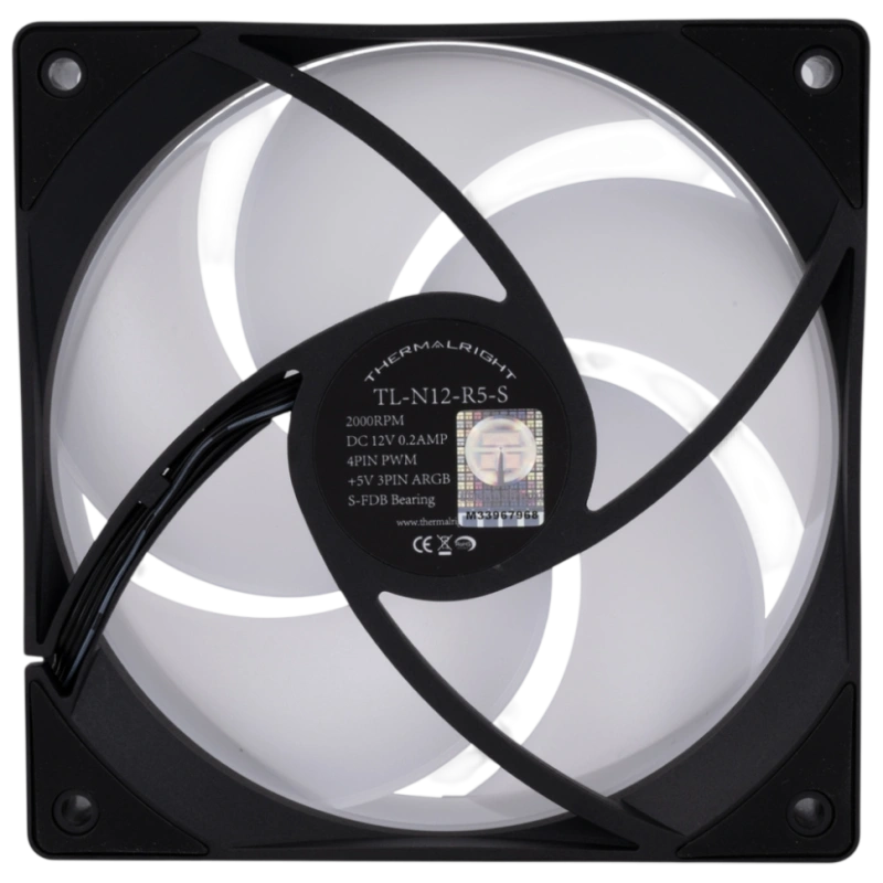 Вентилятор для корпуса Thermalright TL-N12-R5-S ARGB Black (TRTLN12R5S)