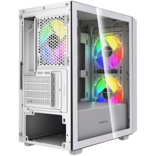Компьютерный корпус Powercase Mistral SM07 TG ARGB White (CMMSM07W-A3)