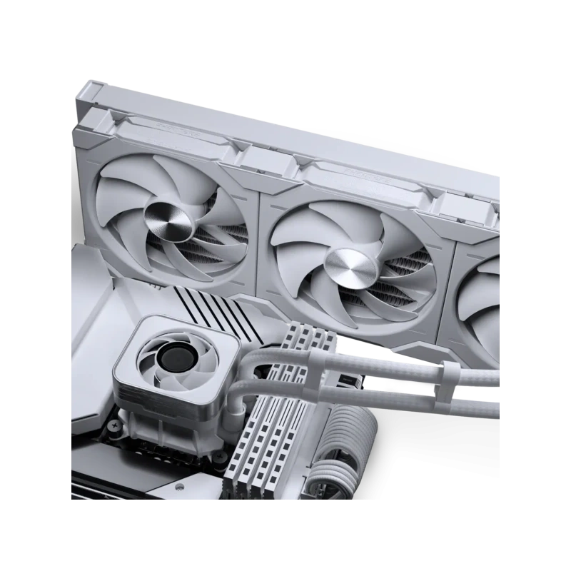 Система жидкостного охлаждения для процессора Phanteks Glacier One 420D30 X2 ARGB White (PH-GO420D30_DWT02)