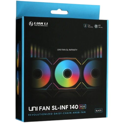Вентилятор для корпуса Lian Li UNI FAN SL-INF 140 ARGB Black G99.14SLIN1B.R0 PWM документация, разветвитель