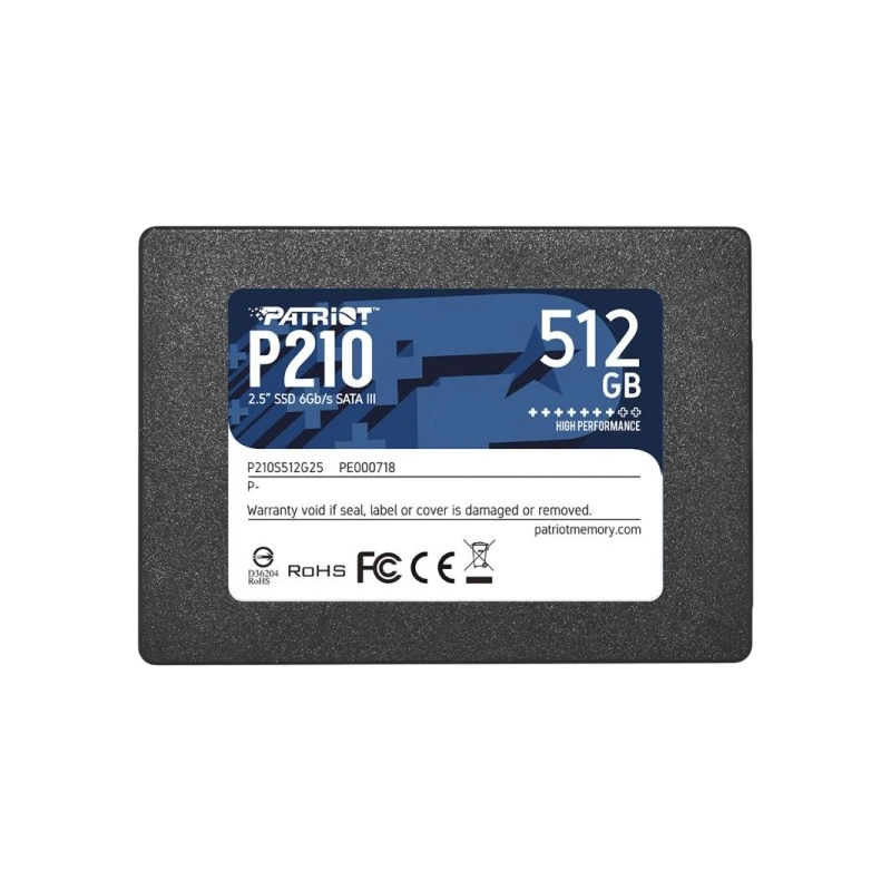 Твердотельный накопитель Patriot 512 Gb P210 (P210S512G25)