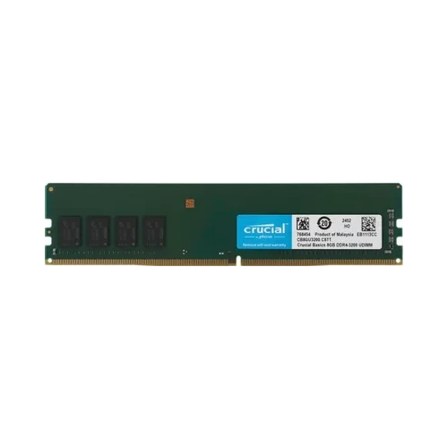 Оперативная память 8 Gb 3200 MHz CRUCIAL Basic (CB8GU3200)