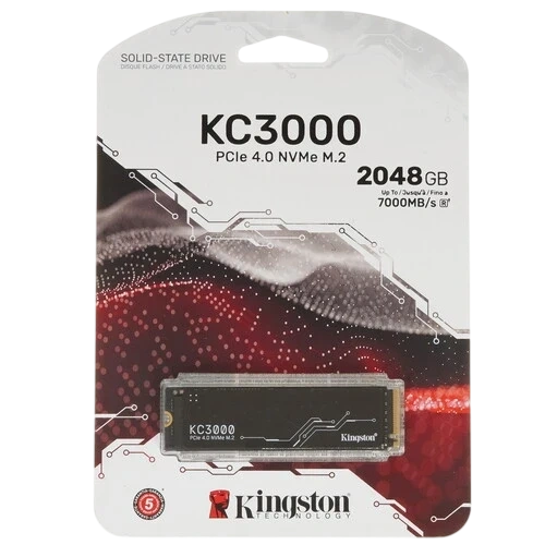 Твердотельный накопитель Kingston 2048 Gb KC3000 (SKC3000D/2048G) BOX
