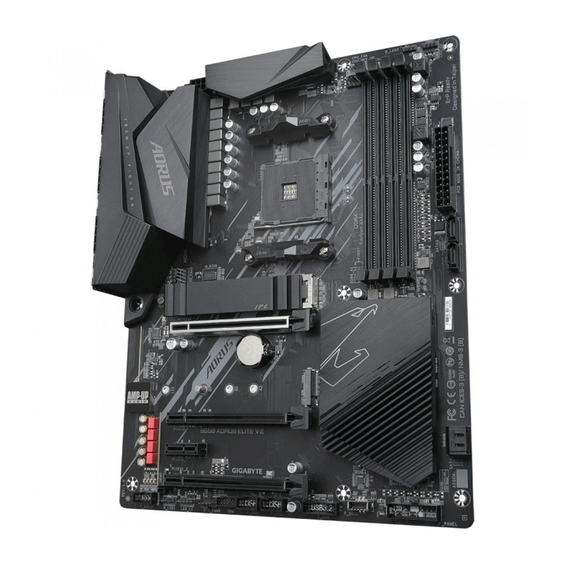 Материнская плата Gigabyte B550 AORUS ELITE V2 x кабель SATA