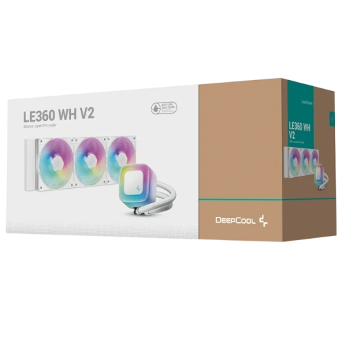 Система жидкостного охлаждения для процессора Deepcool LE360 V2 WH ARGB White
