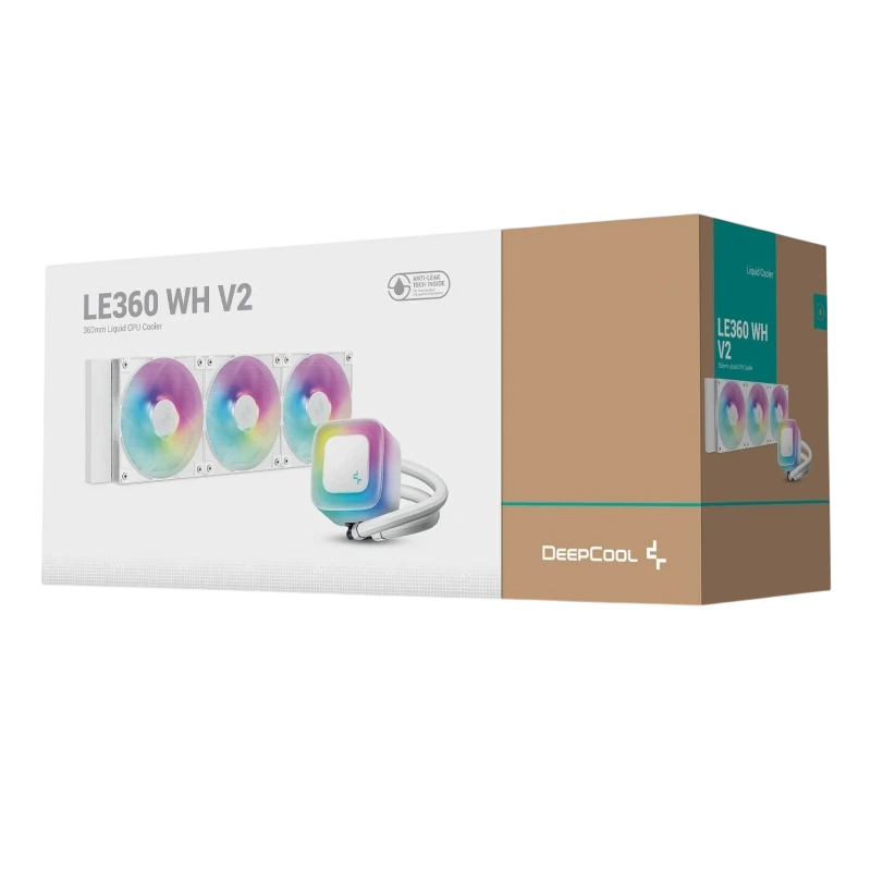 Система жидкостного охлаждения для процессора Deepcool LE360 V2 WH ARGB White