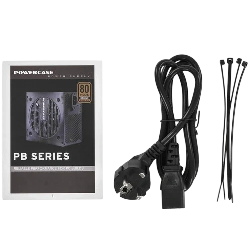 Блок питания Powercase 500W PB500 Black (PS-500B-DC)