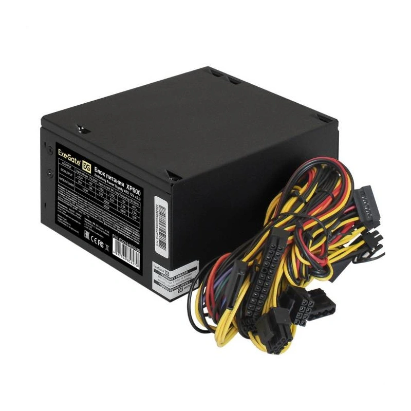 Блок питания ExeGate 600W XP600 Black (EX219465RUS)