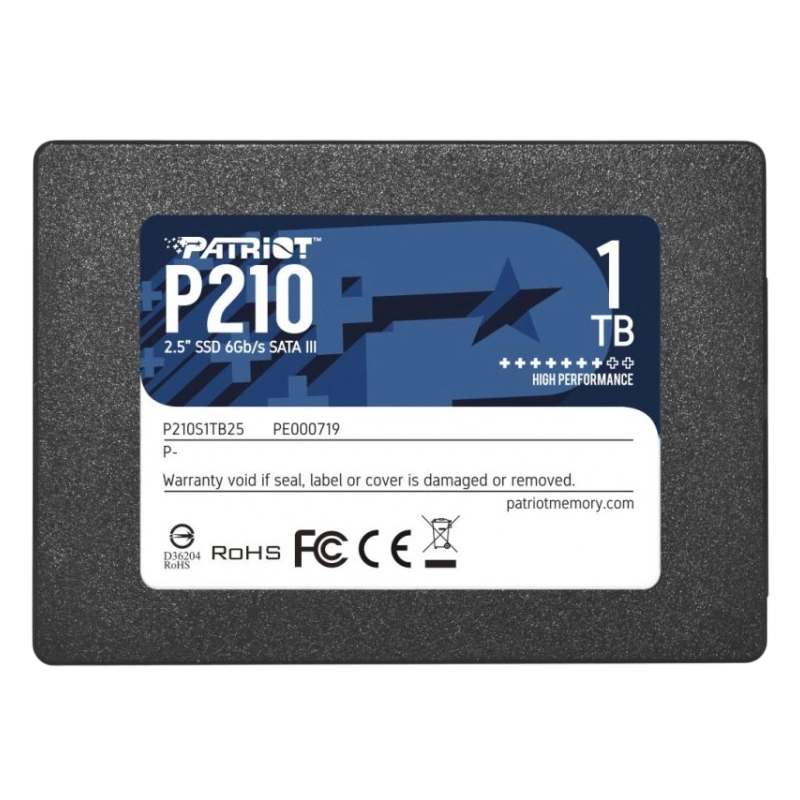 Твердотельный накопитель Patriot 1000 Gb P210 (P210S1TB25) BOX